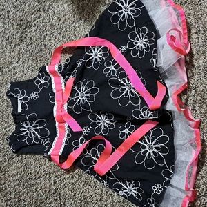 Black and Pink Toddler Formal Dress